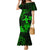 Hawaii Mermaid Dress Hula Girl Mix Polynesian Plumeria Green Version LT14 Women Green - Polynesian Pride