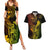 Hawaii Couples Matching Summer Maxi Dress and Hawaiian Shirt King Kamehameha Mix Polynesian Plumeria Reggae Version LT14 Reggae - Polynesian Pride