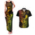 Hawaii Couples Matching Tank Maxi Dress and Hawaiian Shirt King Kamehameha Mix Polynesian Plumeria Reggae Version LT14 Reggae - Polynesian Pride