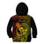 Hawaii Kid Hoodie King Kamehameha Mix Polynesian Plumeria Reggae Version LT14 - Polynesian Pride