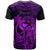 Hawaii T Shirt King Kamehameha Mix Polynesian Plumeria Purple Version LT14 - Polynesian Pride
