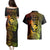 Hawaii Couples Matching Puletasi Dress and Hawaiian Shirt Pineapple Mix Polynesian Plumeria Reggae Version LT14 - Polynesian Pride