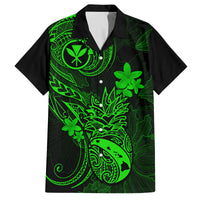 Hawaii Kid Hawaiian Shirt Pineapple Mix Polynesian Plumeria Green Version LT14 Kid Green - Polynesian Pride
