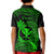 Hawaii Kid Polo Shirt Pineapple Mix Polynesian Plumeria Green Version LT14 - Polynesian Pride