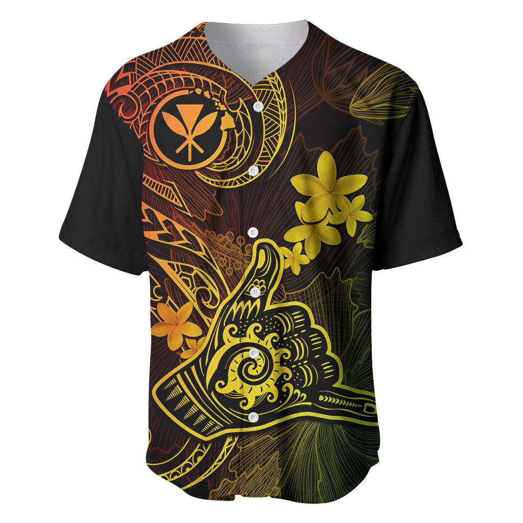 Hawaii Baseball Jersey Shaka Tattoo Mix Polynesian Plumeria Reggae Version LT14 Reggae - Polynesian Pride