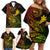 hawaii-family-matching-off-shoulder-short-dress-and-hawaiian-shirt-shaka-tattoo-mix-polynesian-plumeria-reggae-version