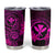 Hawaii Tumbler Cup Shaka Tattoo Mix Polynesian Plumeria Pink Version