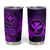 Hawaii Tumbler Cup Shaka Tattoo Mix Polynesian Plumeria Purple Version