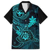 Hawaii Kid Hawaiian Shirt Shaka Tattoo Mix Polynesian Plumeria Turquoise Version LT14 Kid Turquoise - Polynesian Pride