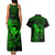 hawaii-couples-matching-tank-maxi-dress-and-hawaiian-shirt-shaka-tattoo-mix-polynesian-plumeria-green-version