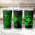 Hawaii Tumbler Cup Shaka Tattoo Mix Polynesian Plumeria Green Version