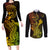 hawaii-couples-matching-long-sleeve-bodycon-dress-and-long-sleeve-button-shirts-hammerhead-shark-tattoo-mix-polynesian-plumeria-reggae-version