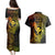 hawaii-couples-matching-puletasi-dress-and-hawaiian-shirt-hammerhead-shark-tattoo-mix-polynesian-plumeria-reggae-version