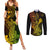 hawaii-couples-matching-summer-maxi-dress-and-long-sleeve-button-shirts-hammerhead-shark-tattoo-mix-polynesian-plumeria-reggae-version