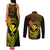 hawaii-couples-matching-tank-maxi-dress-and-long-sleeve-button-shirts-hammerhead-shark-tattoo-mix-polynesian-plumeria-reggae-version