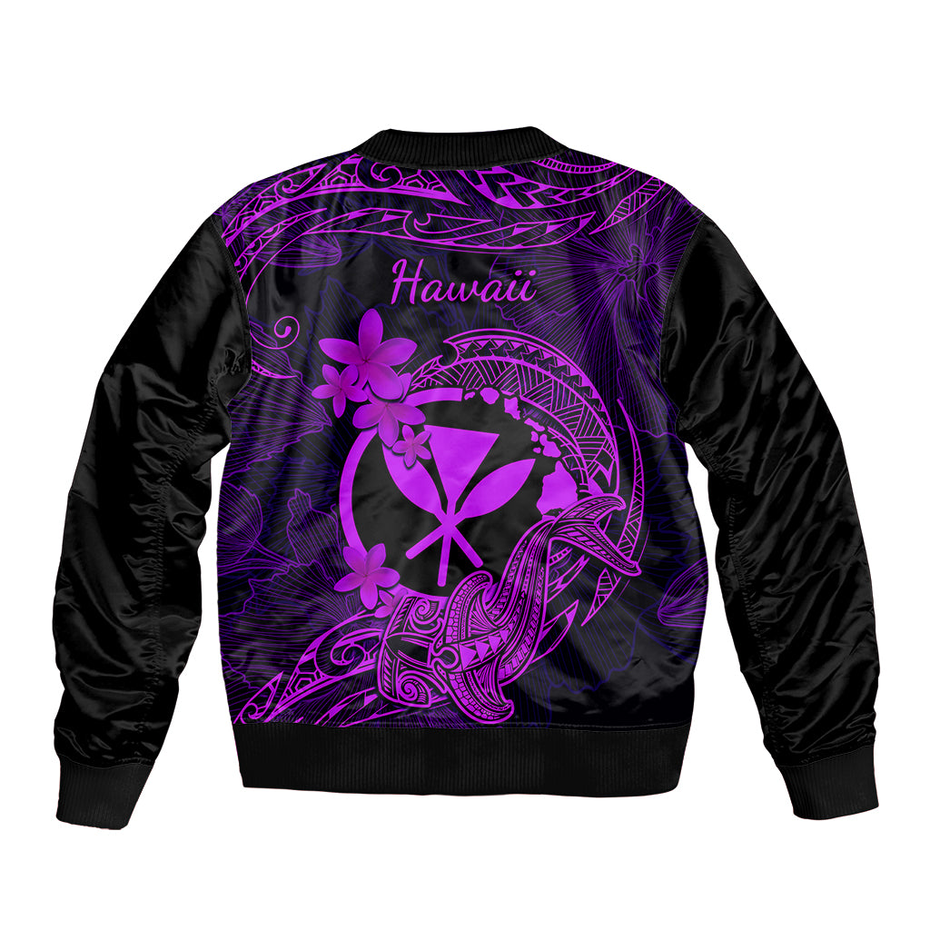 hawaii-sleeve-zip-bomber-jacket-hammerhead-shark-tattoo-mix-polynesian-plumeria-purple-version