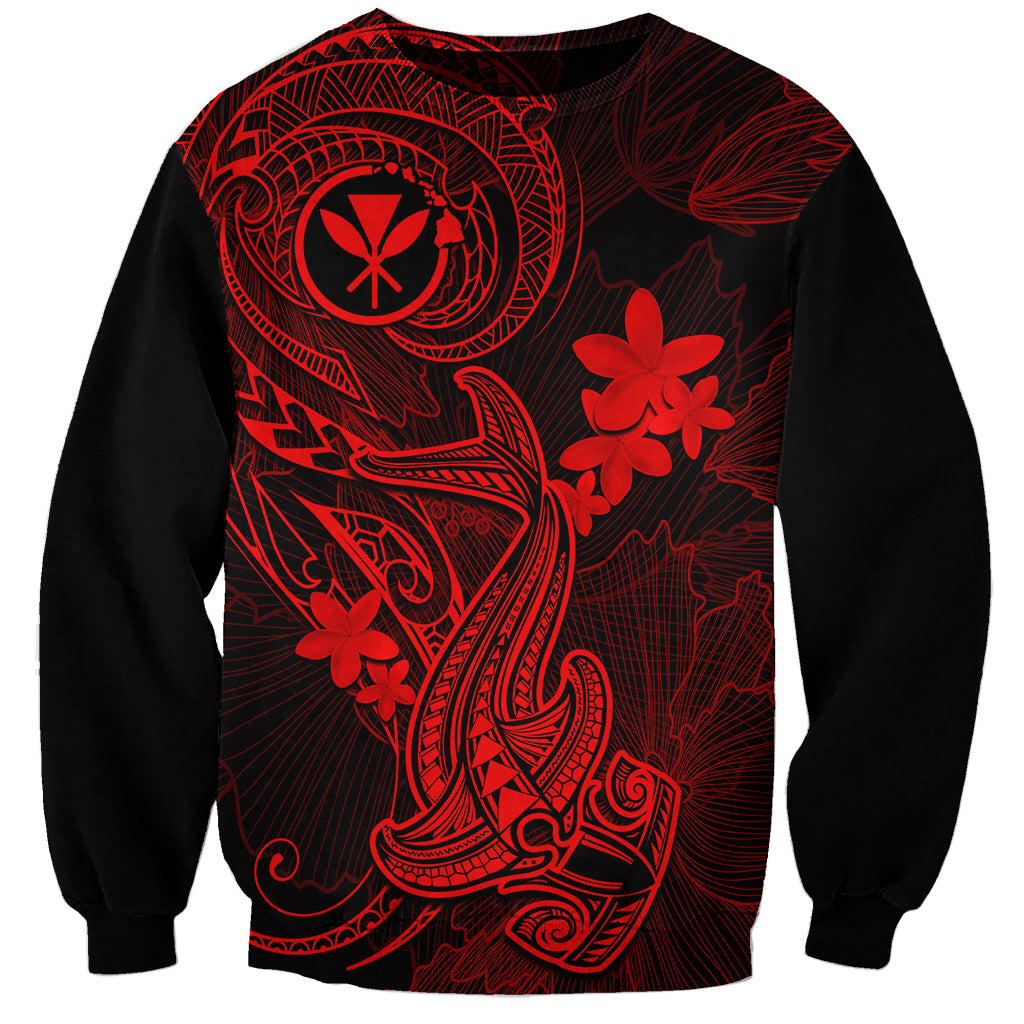 hawaii-sweatshirt-hammerhead-shark-tattoo-mix-polynesian-plumeria-red-version