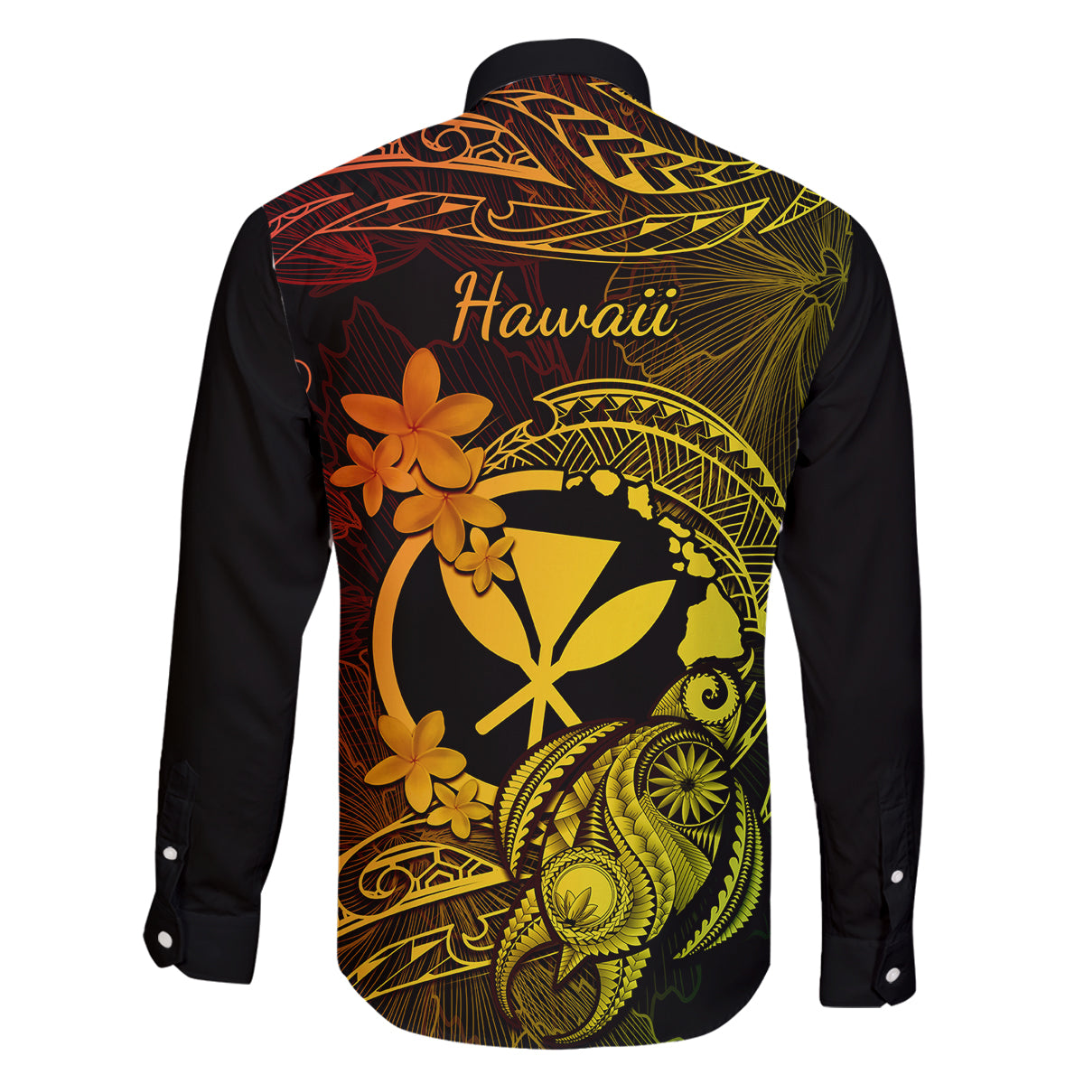 Hawaii Family Matching Mermaid Dress and Hawaiian Shirt Turtle Mix Polynesian Plumeria Reggae Version LT14 - Polynesian Pride
