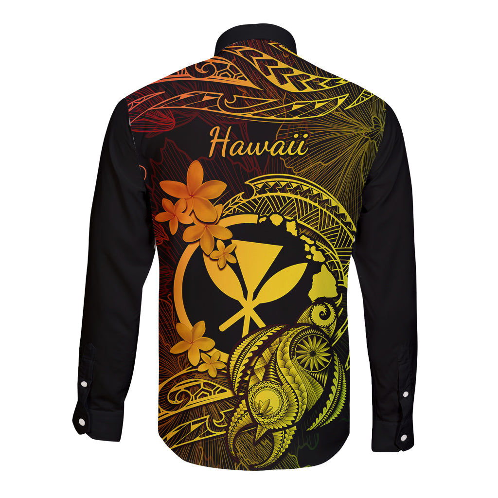 hawaii-long-sleeve-button-shirt-turtle-mix-polynesian-plumeria-reggae-version