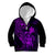 Hawaii Kid Hoodie Turtle Mix Polynesian Plumeria Purple Version LT14 - Polynesian Pride