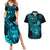 hawaii-couples-matching-summer-maxi-dress-and-hawaiian-shirt-turtle-mix-polynesian-plumeria-turquoise-version