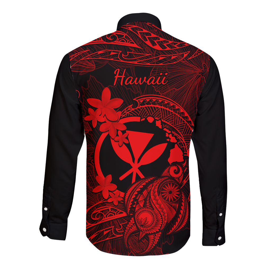hawaii-long-sleeve-button-shirt-turtle-mix-polynesian-plumeria-red-version
