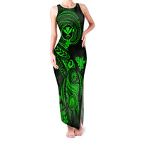 hawaii-family-matching-tank-maxi-dress-and-hawaiian-shirt-turtle-mix-polynesian-plumeria-green-version