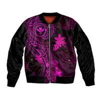 hawaii-sleeve-zip-bomber-jacket-ukulele-mix-polynesian-plumeria-pink-version