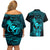 hawaii-couples-matching-off-shoulder-short-dress-and-hawaiian-shirt-ukulele-mix-polynesian-plumeria-turquoise-version