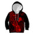 Hawaii Kid Hoodie Ukulele Mix Polynesian Plumeria Red Version LT14 Red - Polynesian Pride
