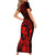 hawaii-short-sleeve-bodycon-dress-ukulele-mix-polynesian-plumeria-red-version