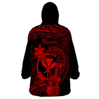 hawaii-wearable-blanket-hoodie-ukulele-mix-polynesian-plumeria-red-version