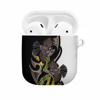New Zealand Valentines Day AirPods Case Piwakawaka Lovers Maori Koru Tattoo - Polynesian Pride