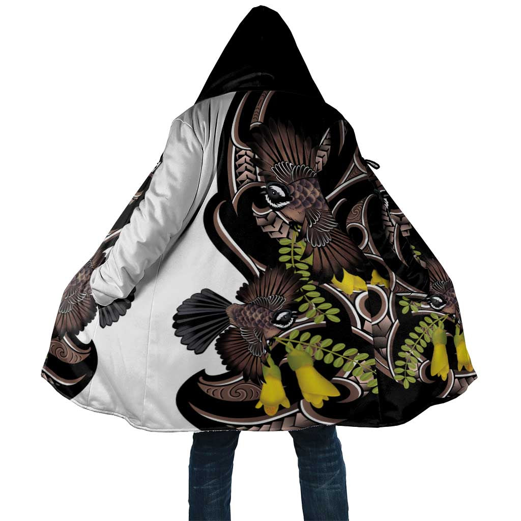 New Zealand Valentines Day Cloak Piwakawaka Lovers Maori Koru Tattoo - Polynesian Pride