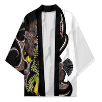 New Zealand Valentines Day Kimono Piwakawaka Lovers Maori Koru Tattoo - Polynesian Pride