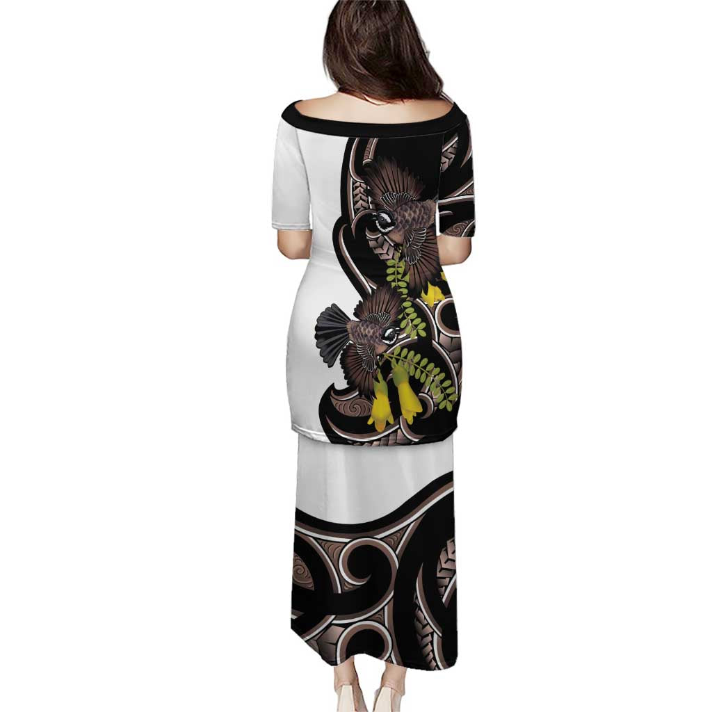 New Zealand Valentines Day Puletasi Piwakawaka Lovers Maori Koru Tattoo LT14 - Polynesian Pride