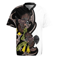 New Zealand Valentines Day Rugby Jersey Piwakawaka Lovers Maori Koru Tattoo - Polynesian Pride