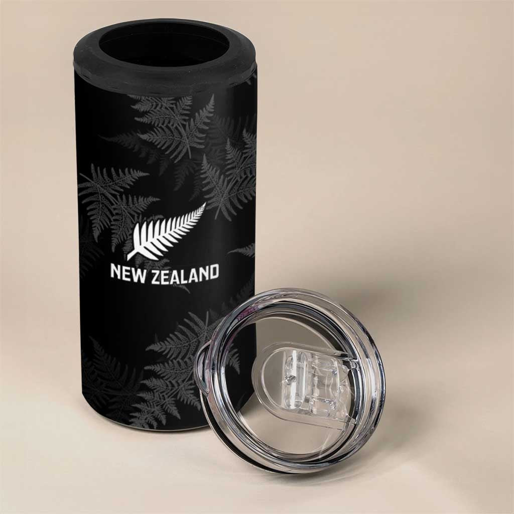 New Zealand Silver Fern Rugby 4 in 1 Can Cooler Tumbler Go Aotearoa Champions World Cup