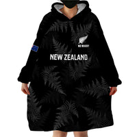 New Zealand Silver Fern Rugby Wearable Blanket Hoodie 2023 Go Aotearoa Champions World Cup LT14 - Polynesian Pride