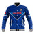 Samoa Rugby Baseball Jacket 2023 Go Manu Samoa With Polynesian Tattoo LT14 Unisex Blue - Polynesian Pride