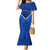 Samoa Rugby Mermaid Dress 2023 Go Manu Samoa LT14 Women Blue - Polynesian Pride