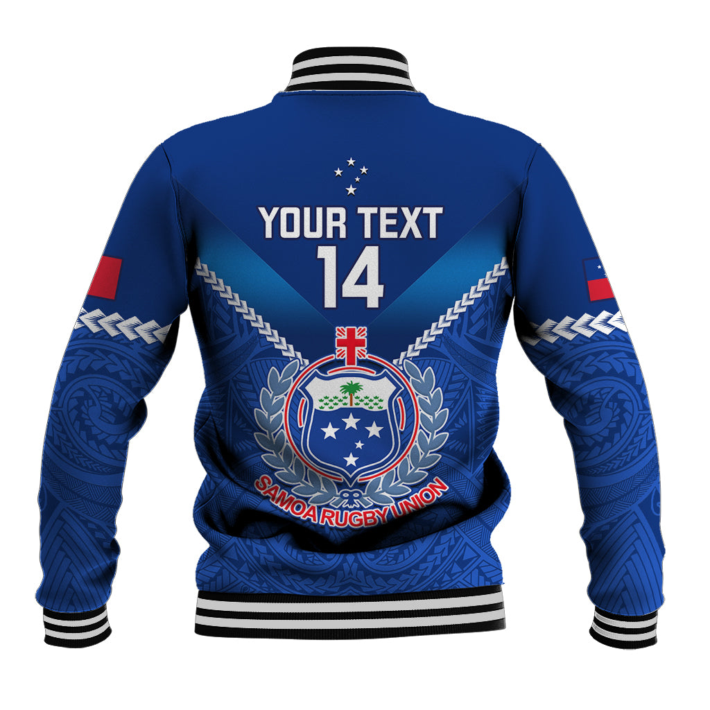 Custom Samoa Rugby Baseball Jacket 2023 Go Manu Samoa LT14 - Polynesian Pride