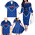 Custom Samoa Rugby Family Matching Off Shoulder Long Sleeve Dress and Hawaiian Shirt 2023 Go Manu Samoa LT14 - Polynesian Pride