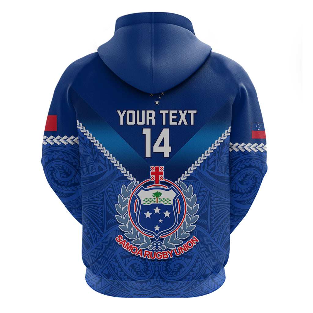 Custom Samoa Rugby Hoodie 2023 Go Manu Samoa LT14 - Polynesian Pride