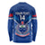 Custom Samoa Rugby Long Sleeve Shirt 2023 Go Manu Samoa LT14 - Polynesian Pride