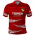 Tonga Rugby Polo Shirt 2023 Go Tongan Ngatu Pattern World Cup LT14 Red - Polynesian Pride