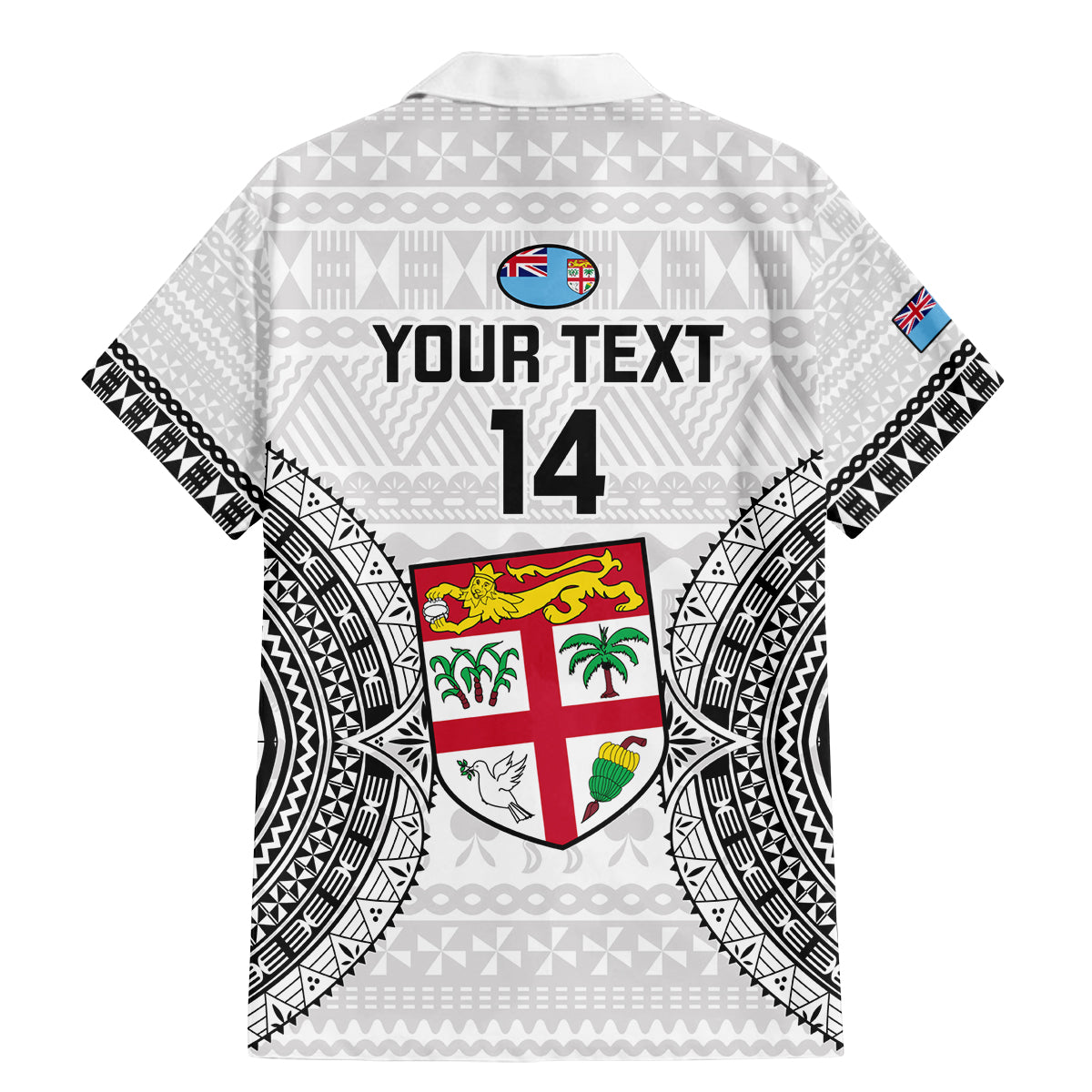 Custom Fiji Rugby Family Matching Mermaid Dress and Hawaiian Shirt 2023 Go Champions World Cup Fijian Tapa Pattern LT14 - Polynesian Pride