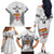 Custom Fiji Rugby Family Matching Off Shoulder Long Sleeve Dress and Hawaiian Shirt 2023 Go Champions World Cup Fijian Tapa Pattern LT14 - Polynesian Pride