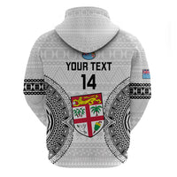 Custom Fiji Rugby Hoodie 2023 Go Fijian Tapa Pattern World Cup LT14 - Polynesian Pride