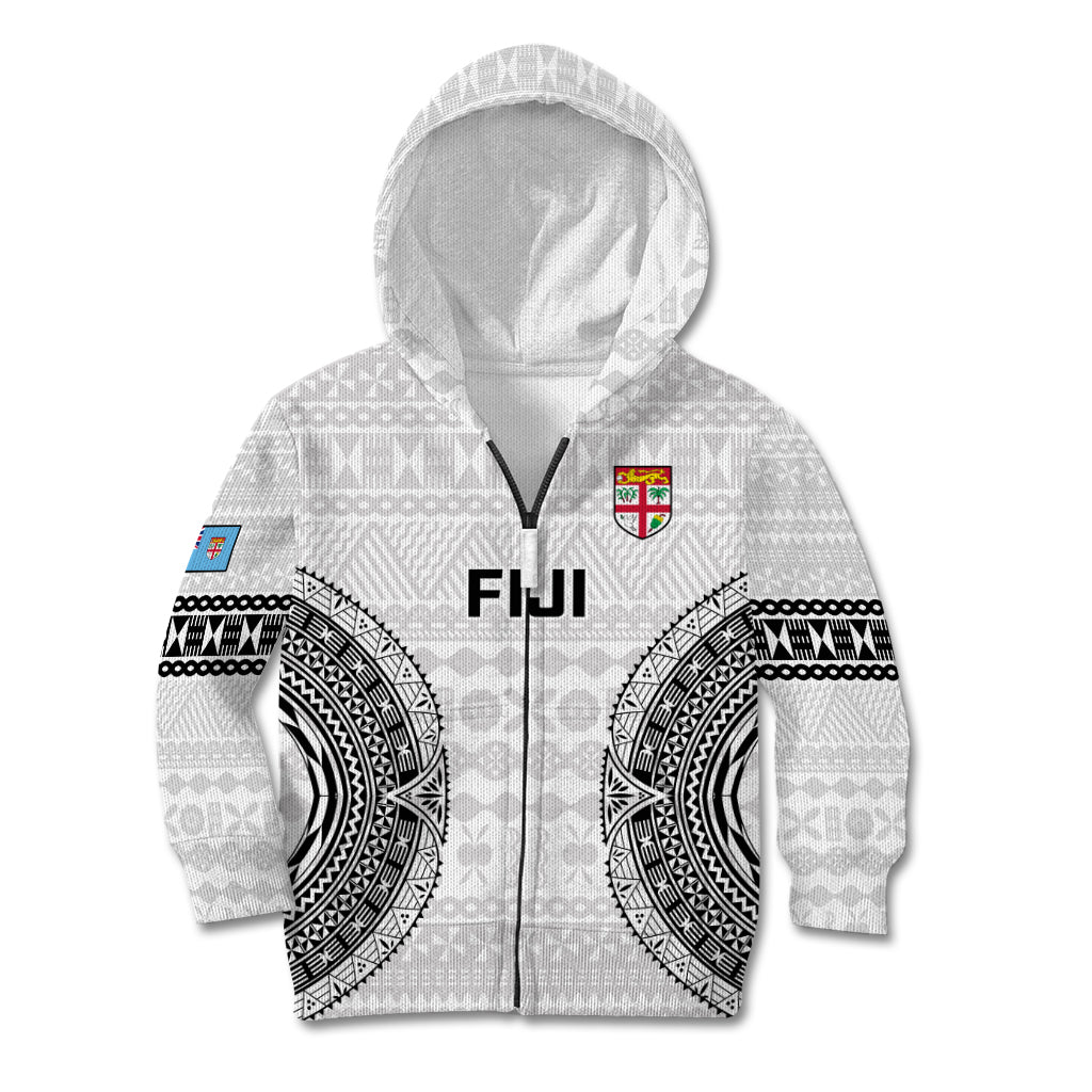 Custom Fiji Rugby Kid Hoodie 2023 Go Champions World Cup Fijian Tapa Pattern LT14 - Polynesian Pride